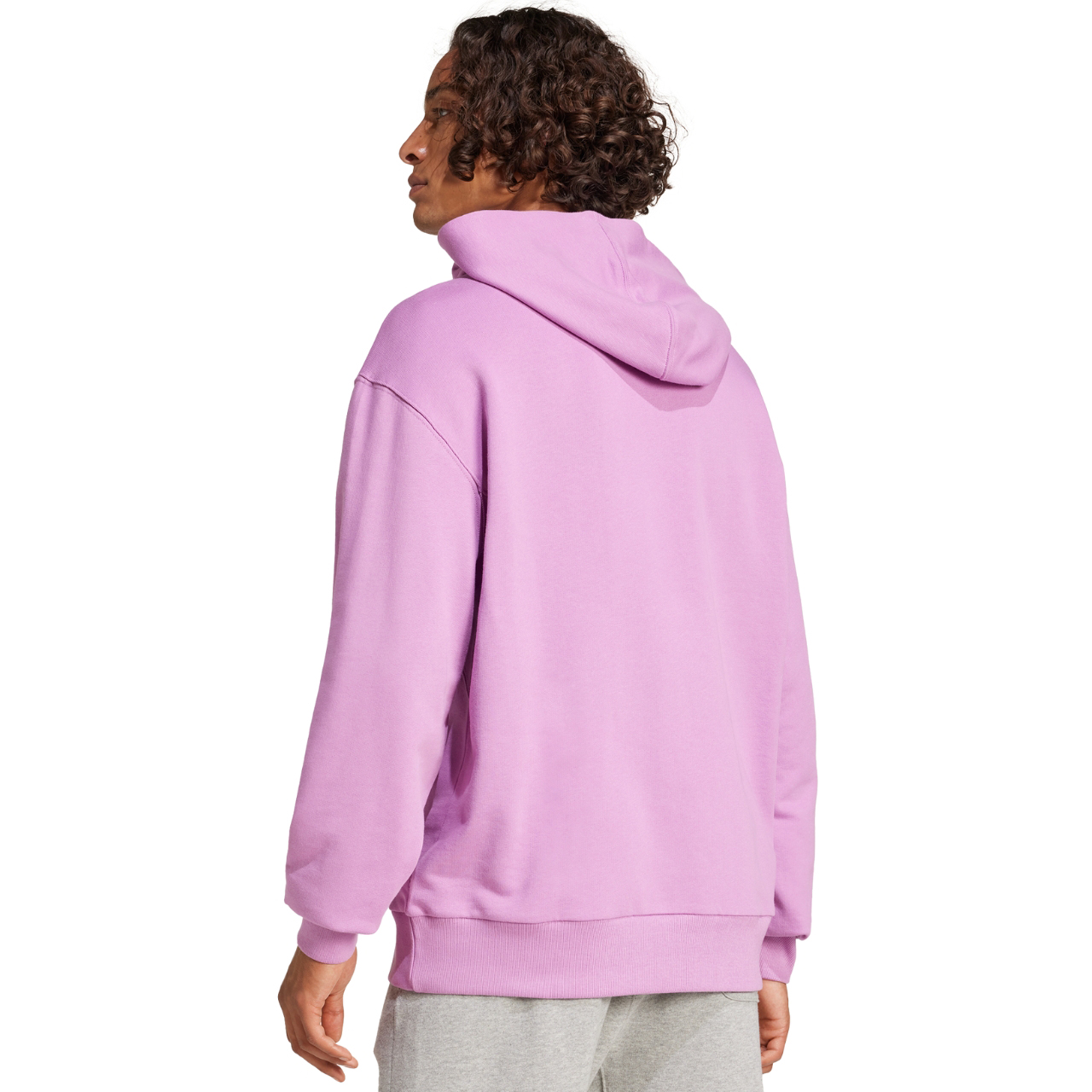 Bluza męska adidas ALL SZN French Terry Hoodie fioletowa – ujęcie 3
