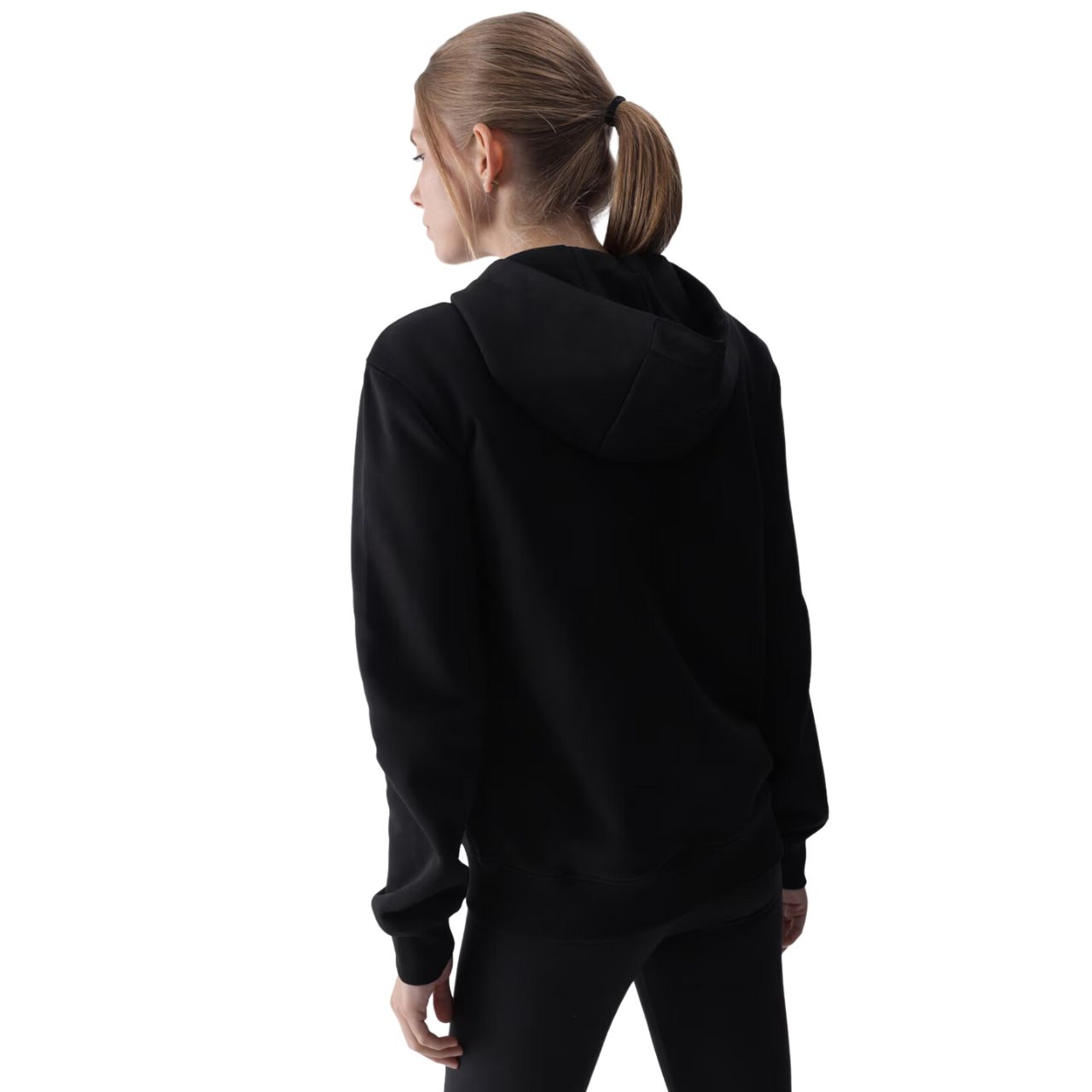 Bluza damska 4F F1467 głęboka czerń 4FWMM00TSWSF1467 – ujęcie 2