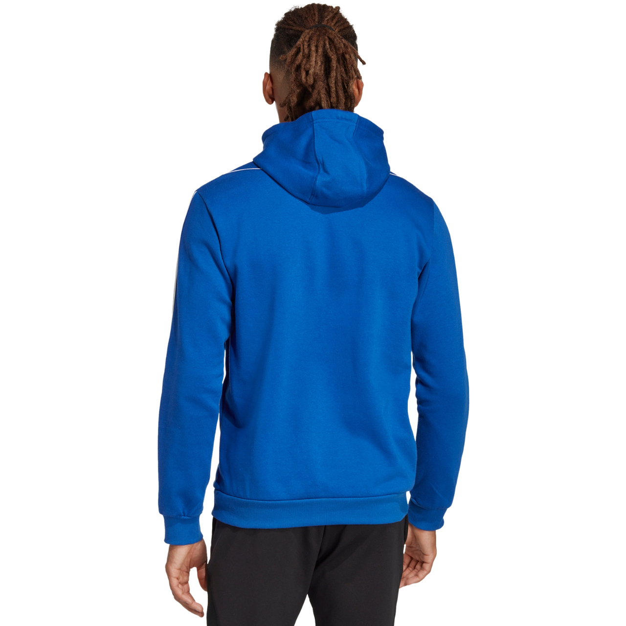 Bluza męska adidas Tiro 23 League Sweat Hoodie niebieska – ujęcie 3