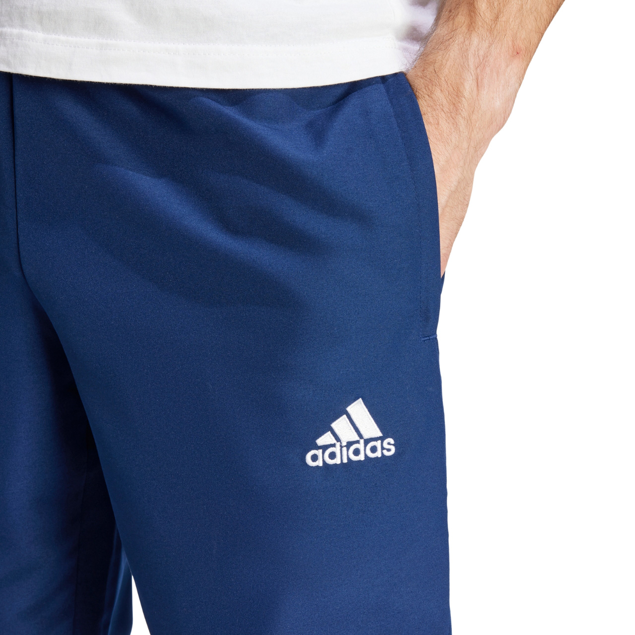 Spodnie męskie adidas Entrada 22 Presentation Pants garnatowe – ujęcie 4