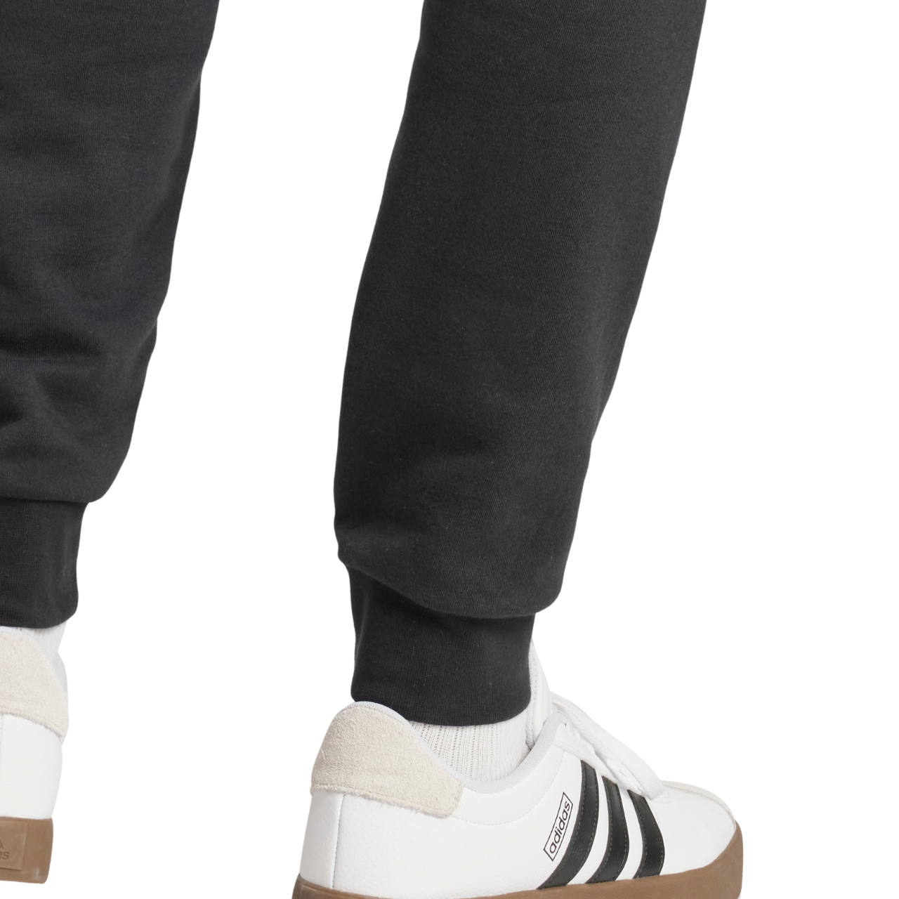 Spodnie męskie adidas Essentials Big Logo French Terry czarne – ujęcie 5