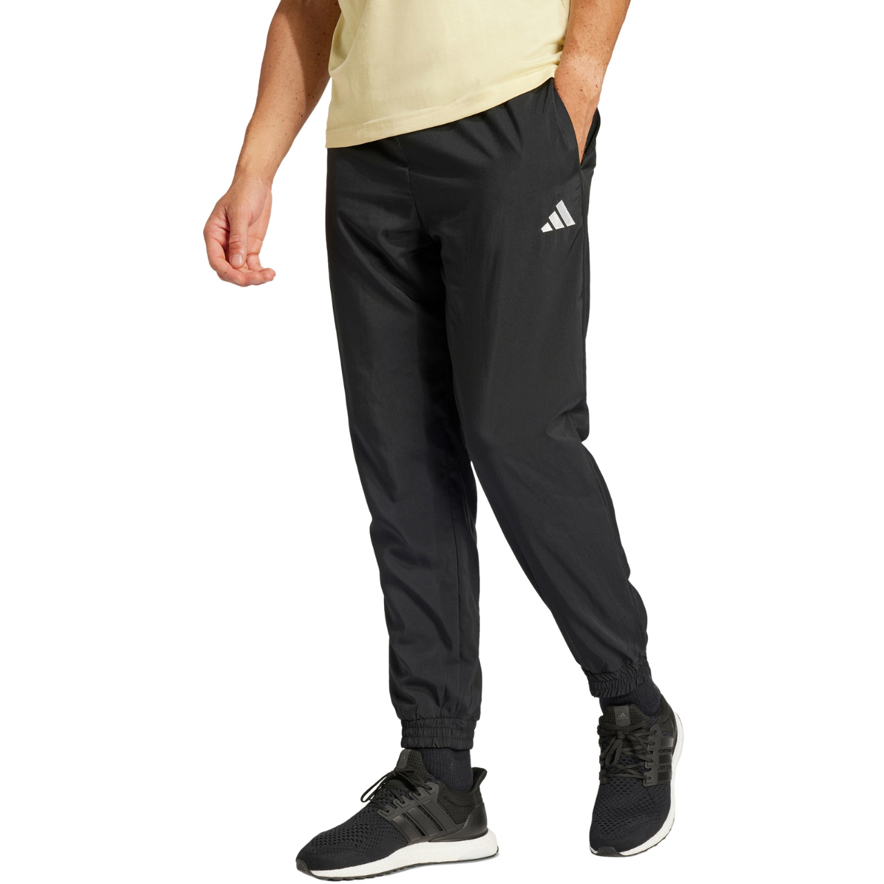 Spodnie męskie adidas Essentials Small Logo Stanford czarne