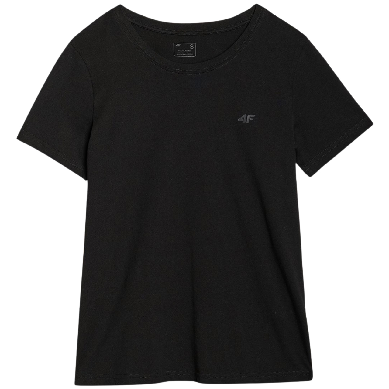 Koszulka damska 4F F2356 głęboka czerń 4FWMM00TTSHF2356 – ujęcie 2