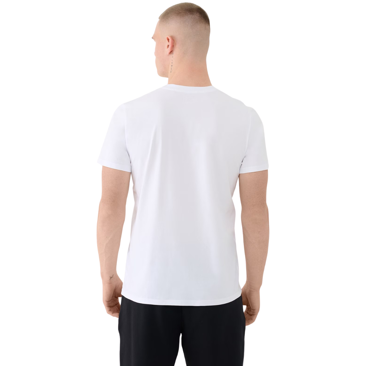 Koszulka męska 4F M2256 biała – ujęcie 3