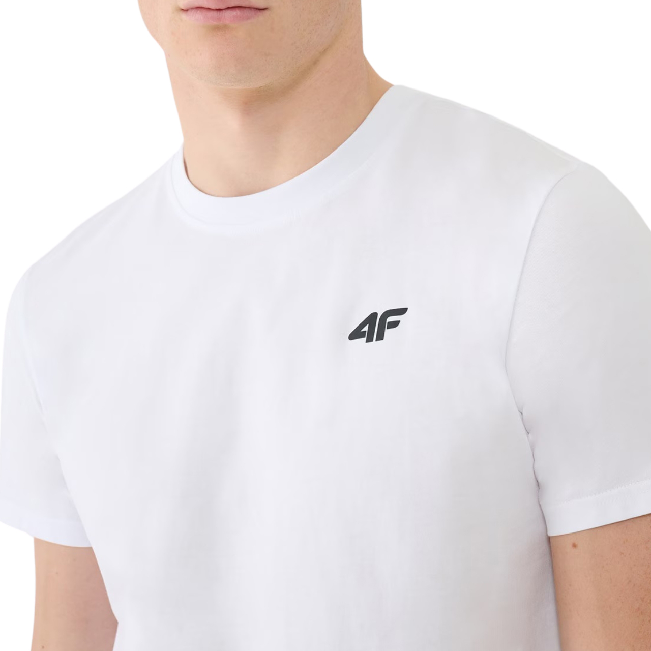 Koszulka męska 4F M2256 biała – ujęcie 4