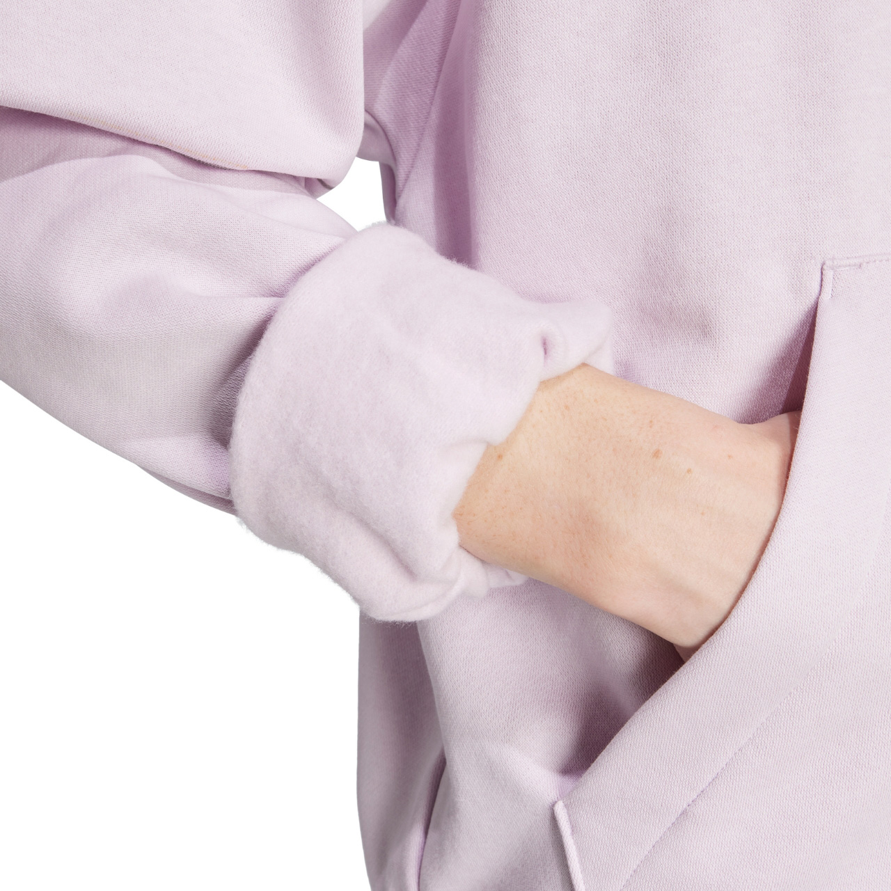 Bluza męska adidas Essentials Feelcozy Fleece różowa – ujęcie 6