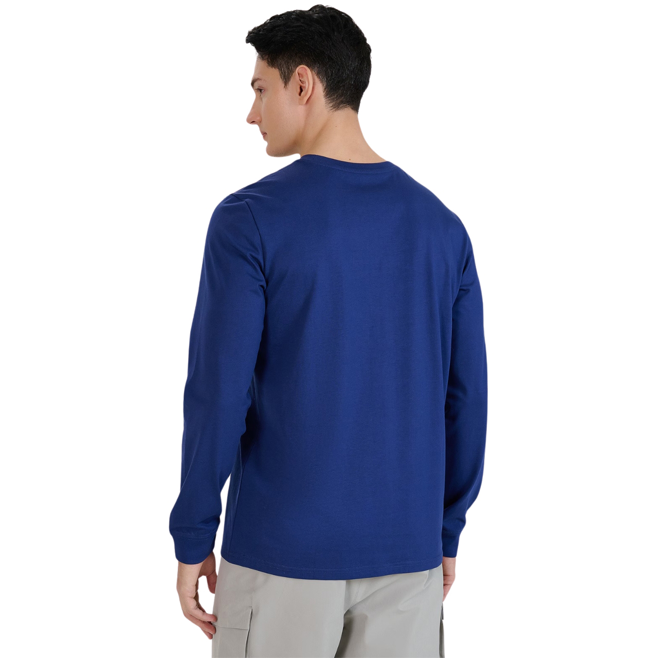 Koszulka męska 4F Longsleeve M432 granatowa – ujęcie 3