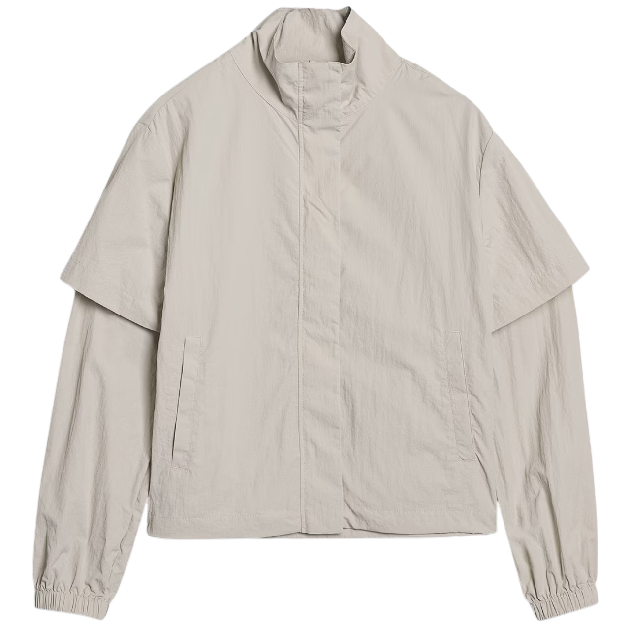 Kurtka damska 4F F190 beżowa 4FWSS25TJACF190 – ujęcie 2