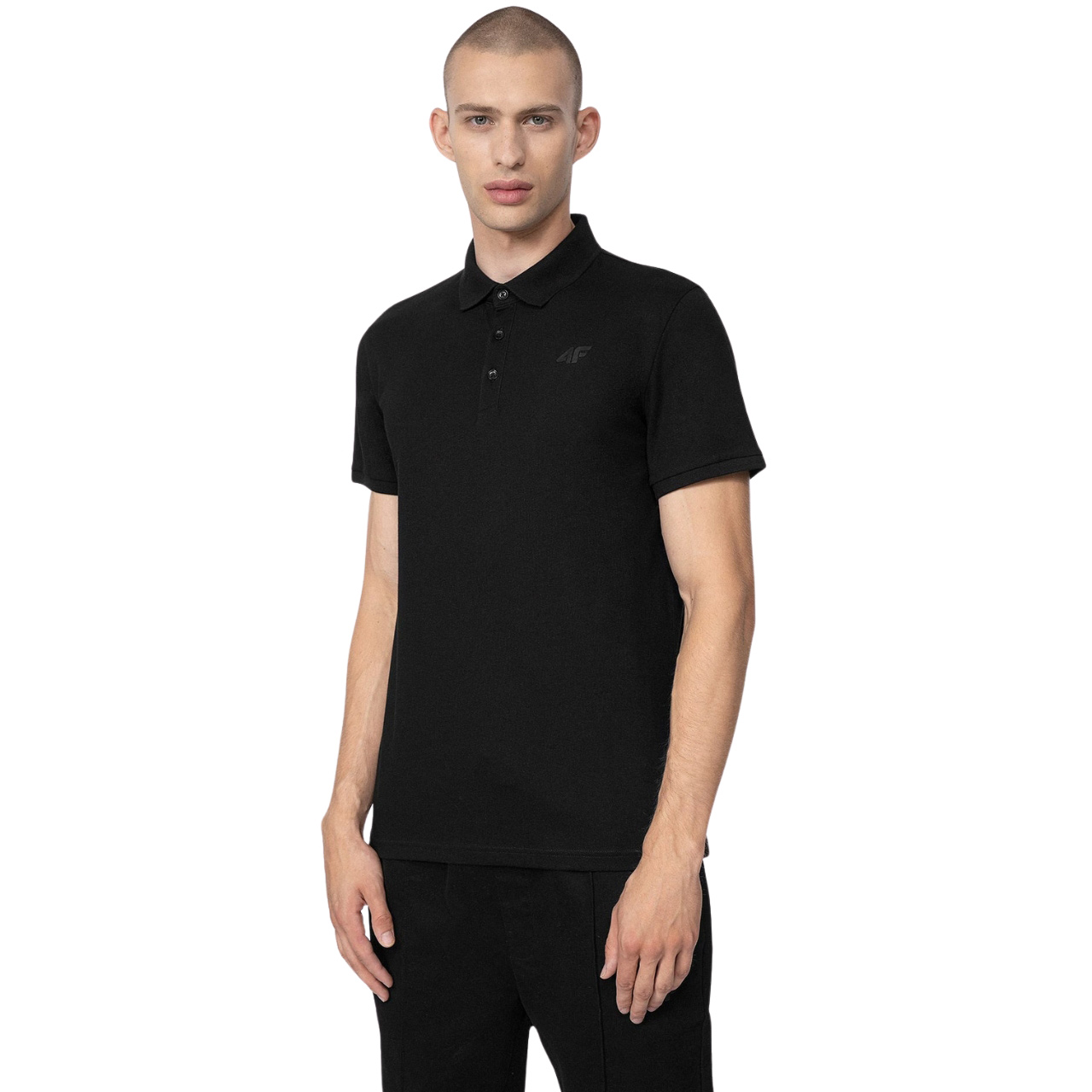 Koszulka męska 4F głęboka czerń H4L22