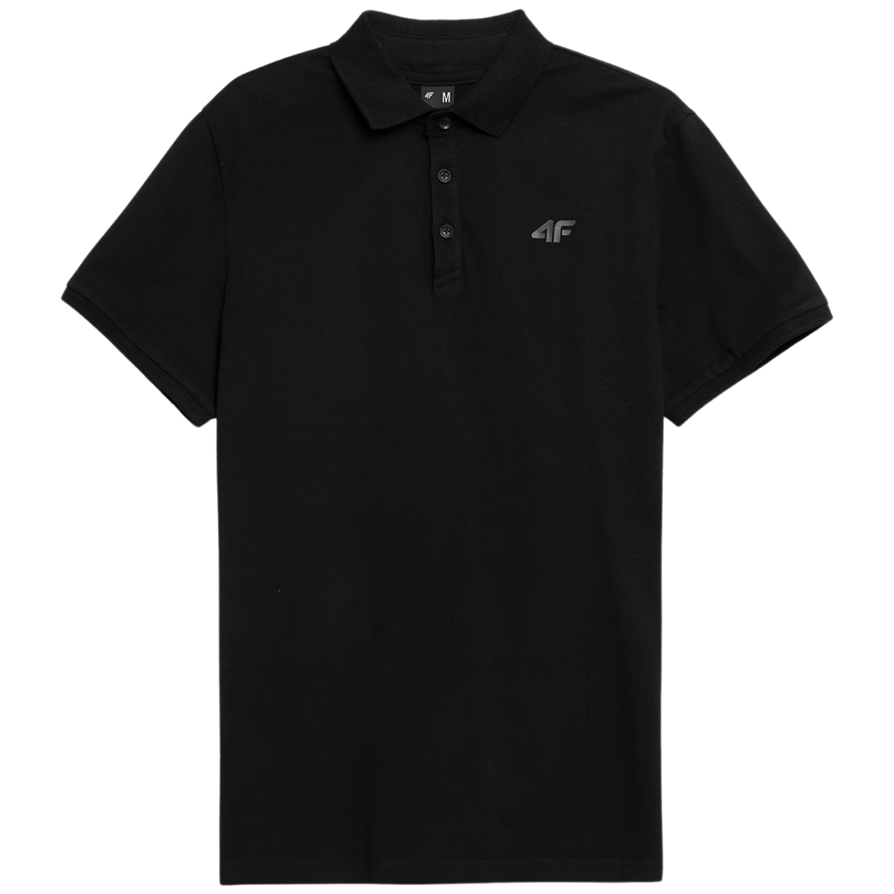 Koszulka męska 4F głęboka czerń H4L22 – ujęcie 2