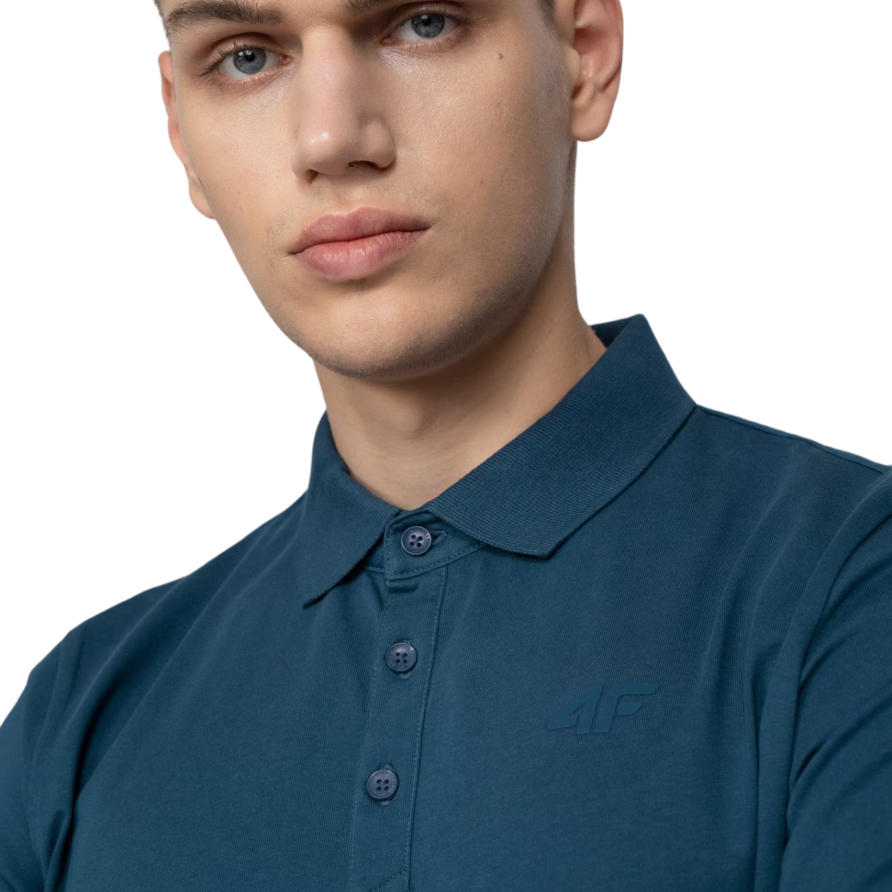 Koszulka męska 4F niebieska H4L22 – ujęcie 5