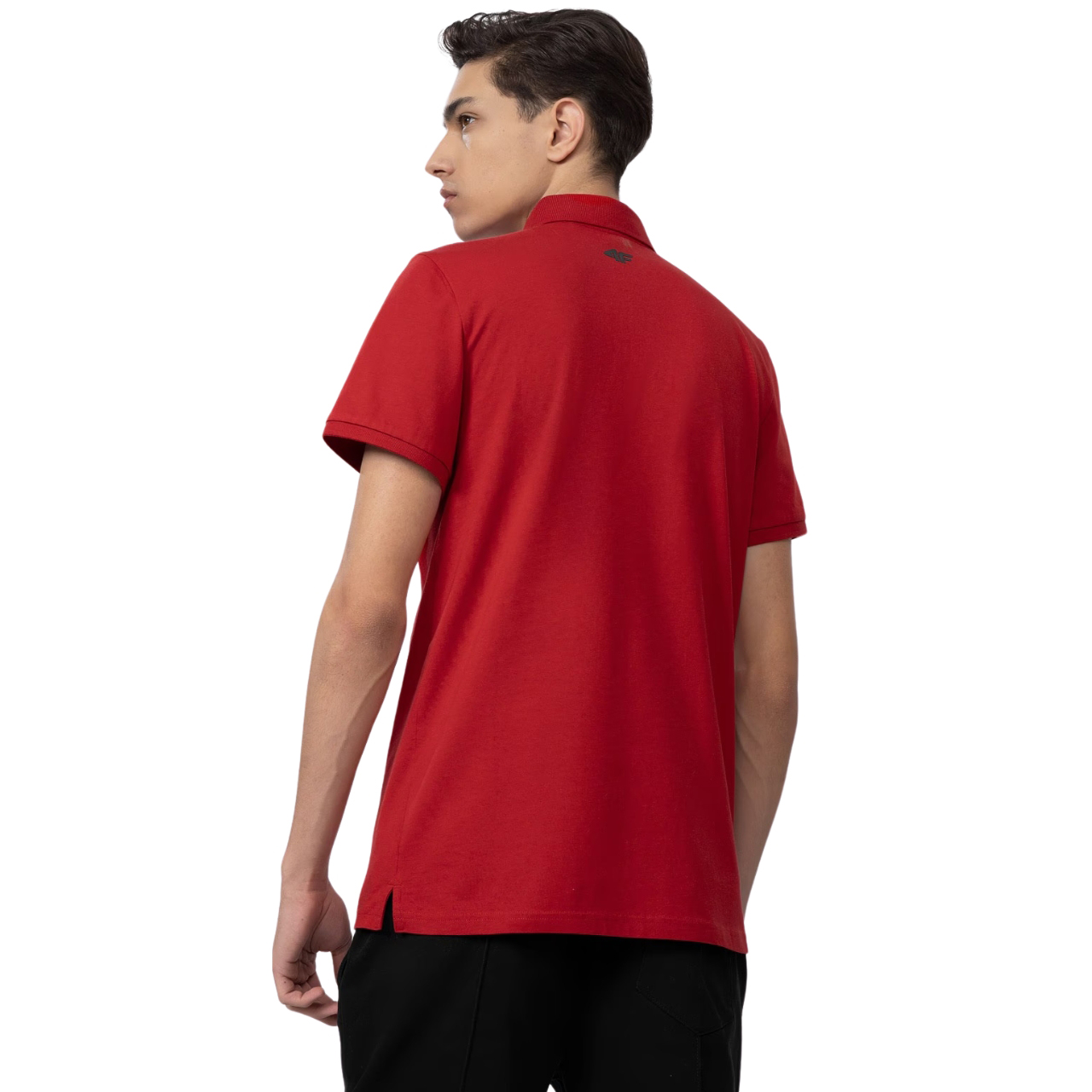 Koszulka męska 4F czerwona H4L22 – ujęcie 4