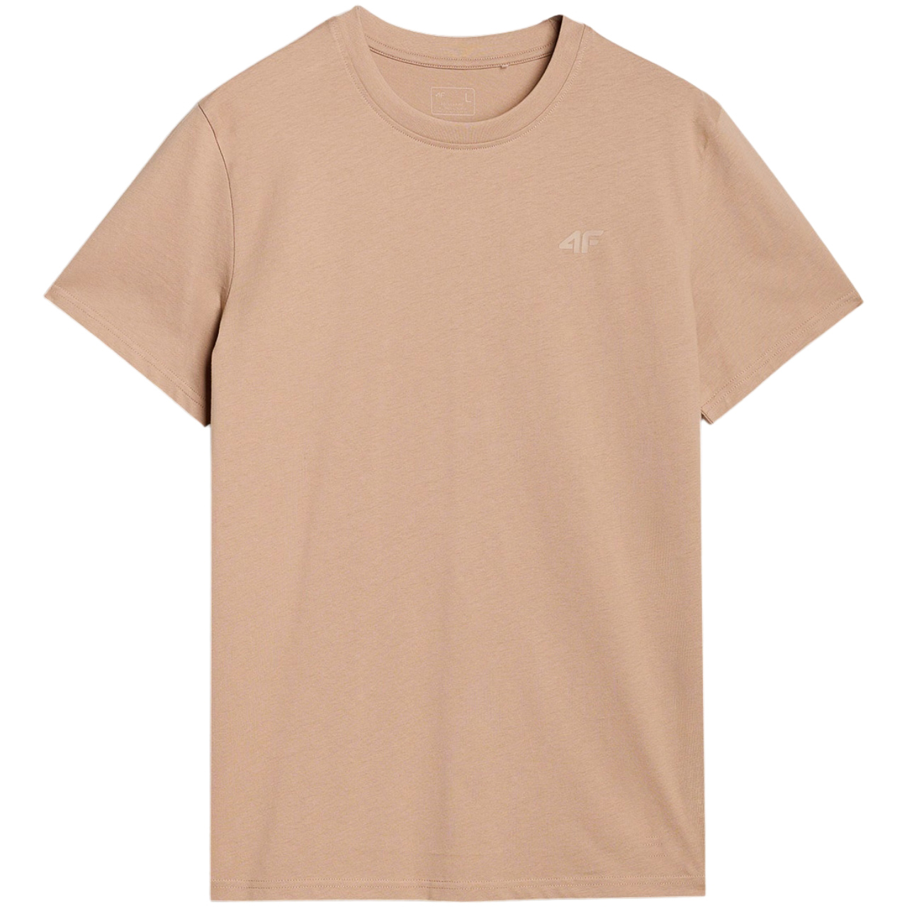 Koszulka męska 4F M2074 beżowa – ujęcie 2