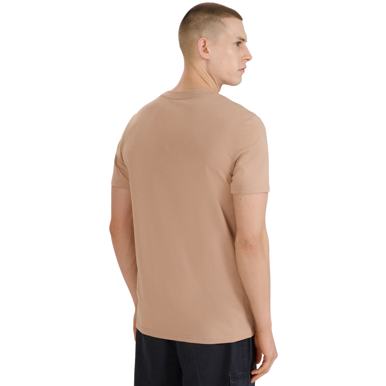 Koszulka męska 4F M2074 beżowa – ujęcie 3