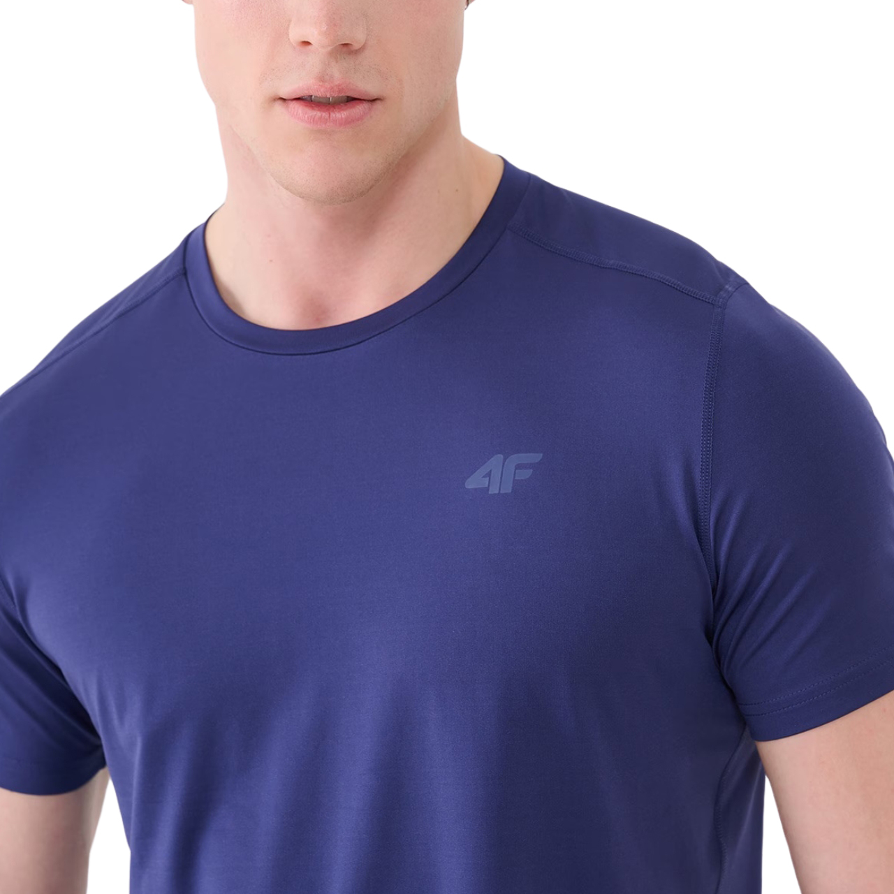 Koszulka męska 4F FNK M1343 ciemny granat – ujęcie 4