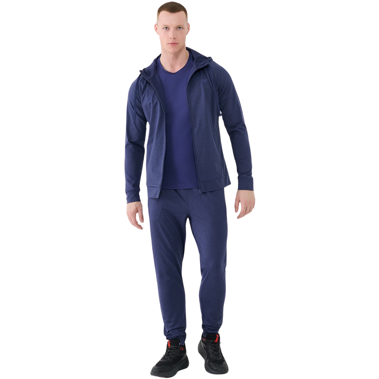 Koszulka męska 4F FNK M1343 ciemny granat – ujęcie 5