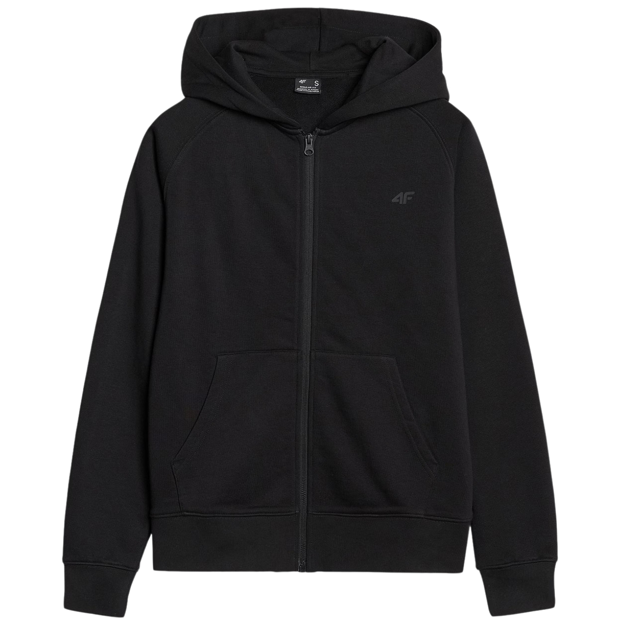 Bluza damska 4F F1763 głęboka czerń 4FWMM00TSWSF1763 – ujęcie 2