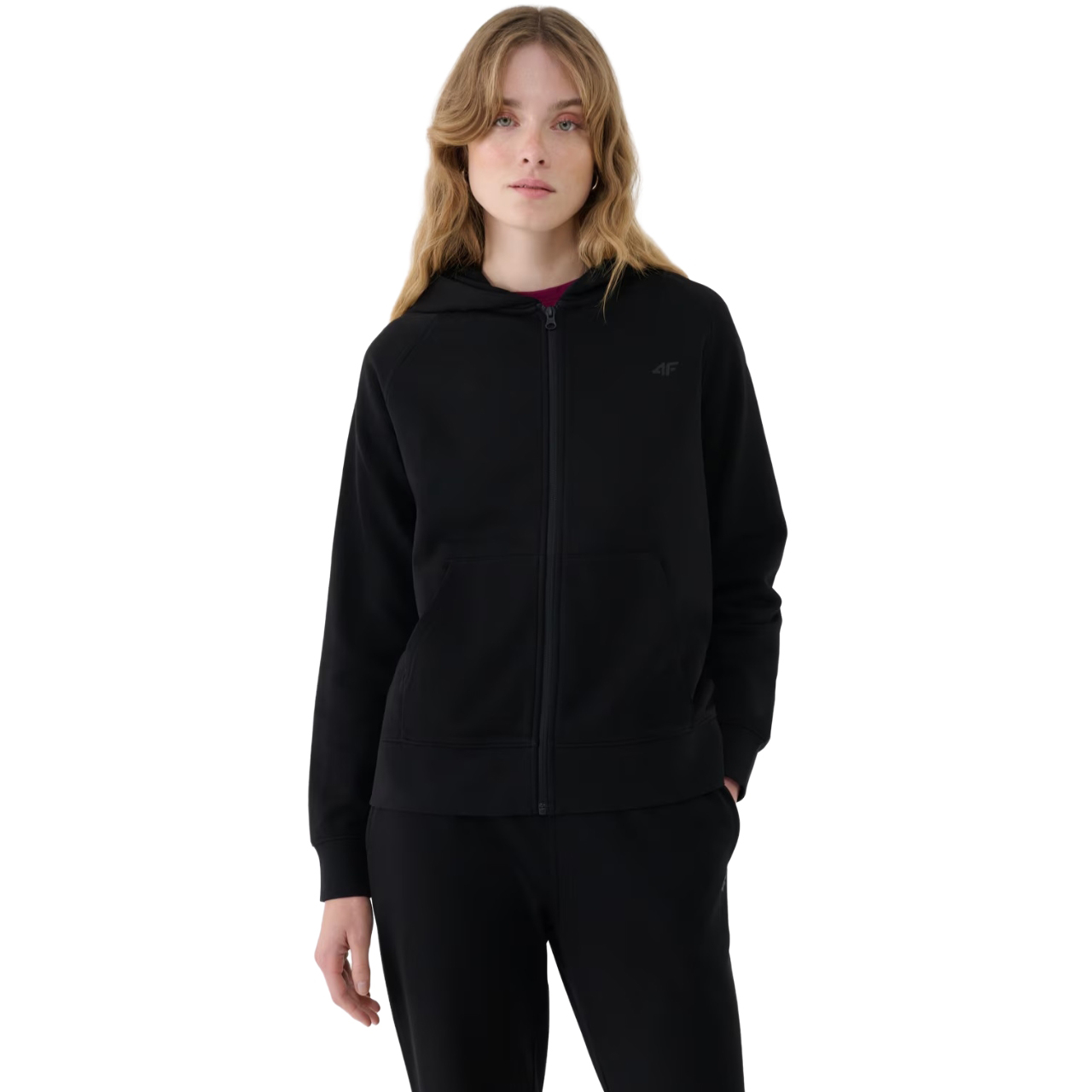 Bluza damska 4F F1763 głęboka czerń 4FWMM00TSWSF1763