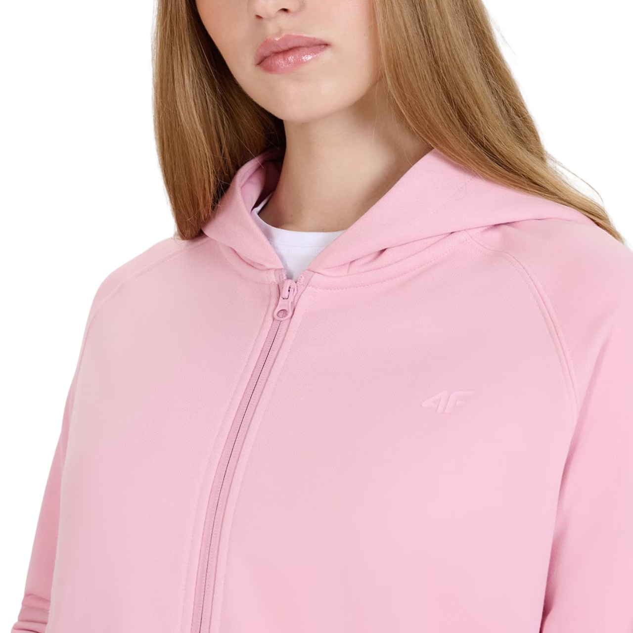 Bluza damska 4F F1763 jasny róż 4FWMM00TSWSF1763 – ujęcie 3