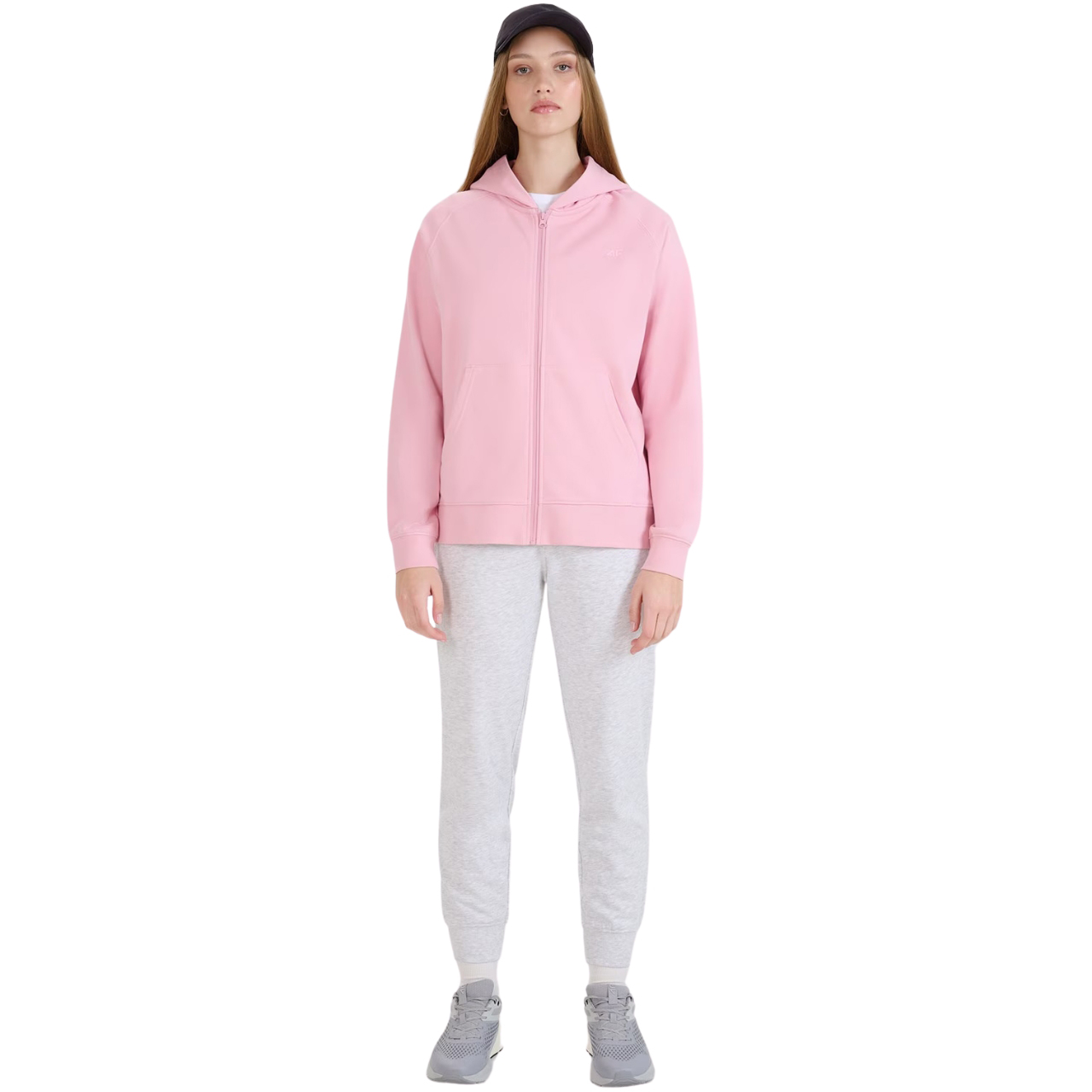 Bluza damska 4F F1763 jasny róż 4FWMM00TSWSF1763 – ujęcie 5