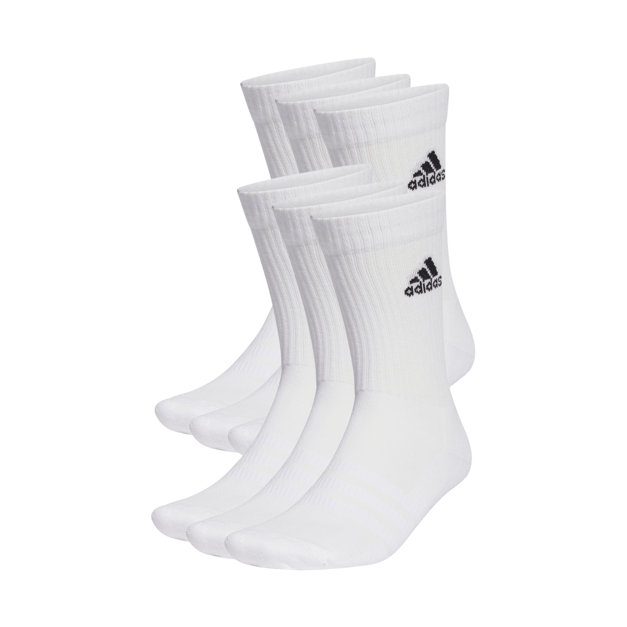 Skarpety adidas Cushioned Sportswear Crew Socks 6 Par białe