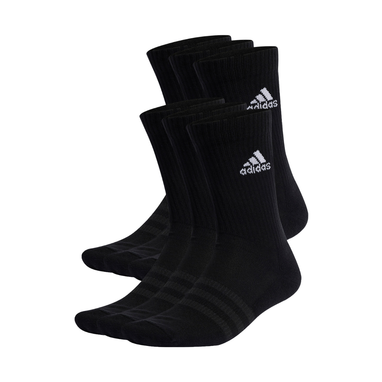 Skarpety adidas Cushioned Sportswear Crew Socks 6 Par czarne