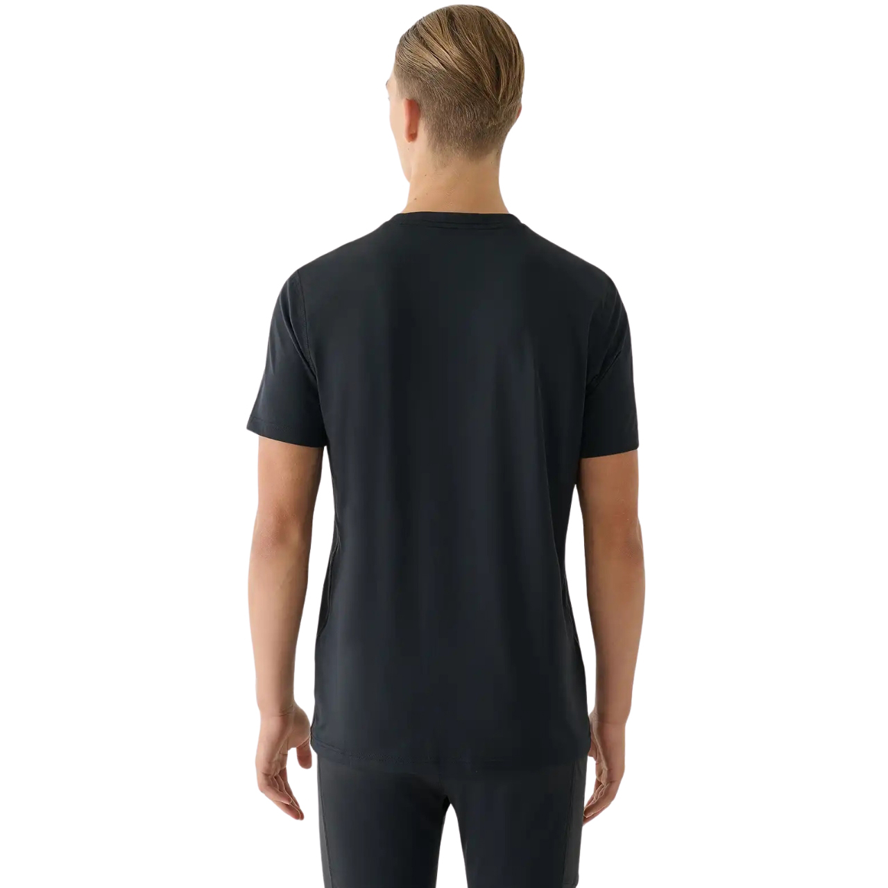 Koszulka męska 4F FNK M1343 głęboka czerń – ujęcie 3