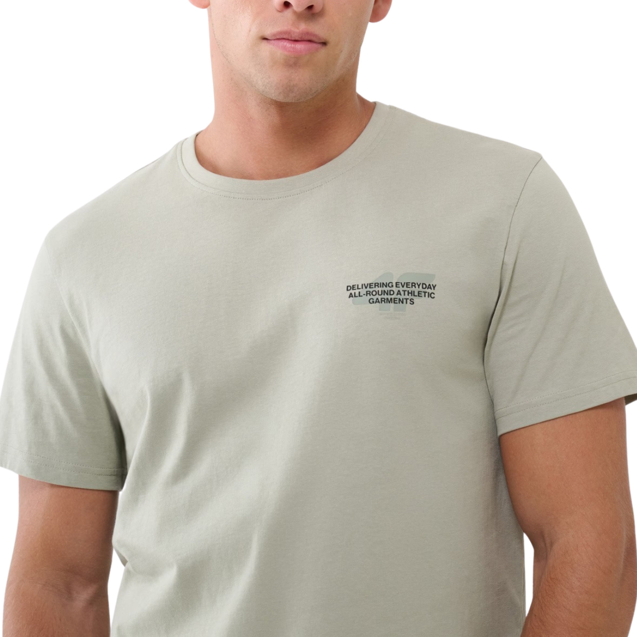 Koszulka męska 4F M1974 zielona – ujęcie 4