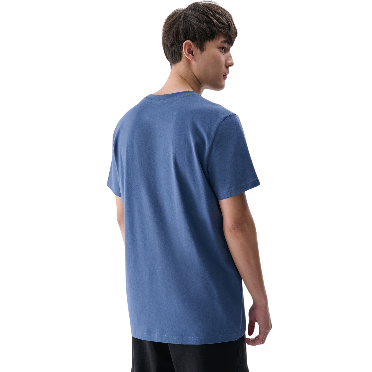 Koszulka męska 4F M2256 niebieska – ujęcie 4