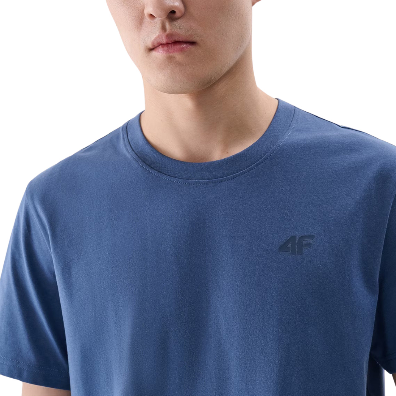 Koszulka męska 4F M2256 niebieska – ujęcie 5