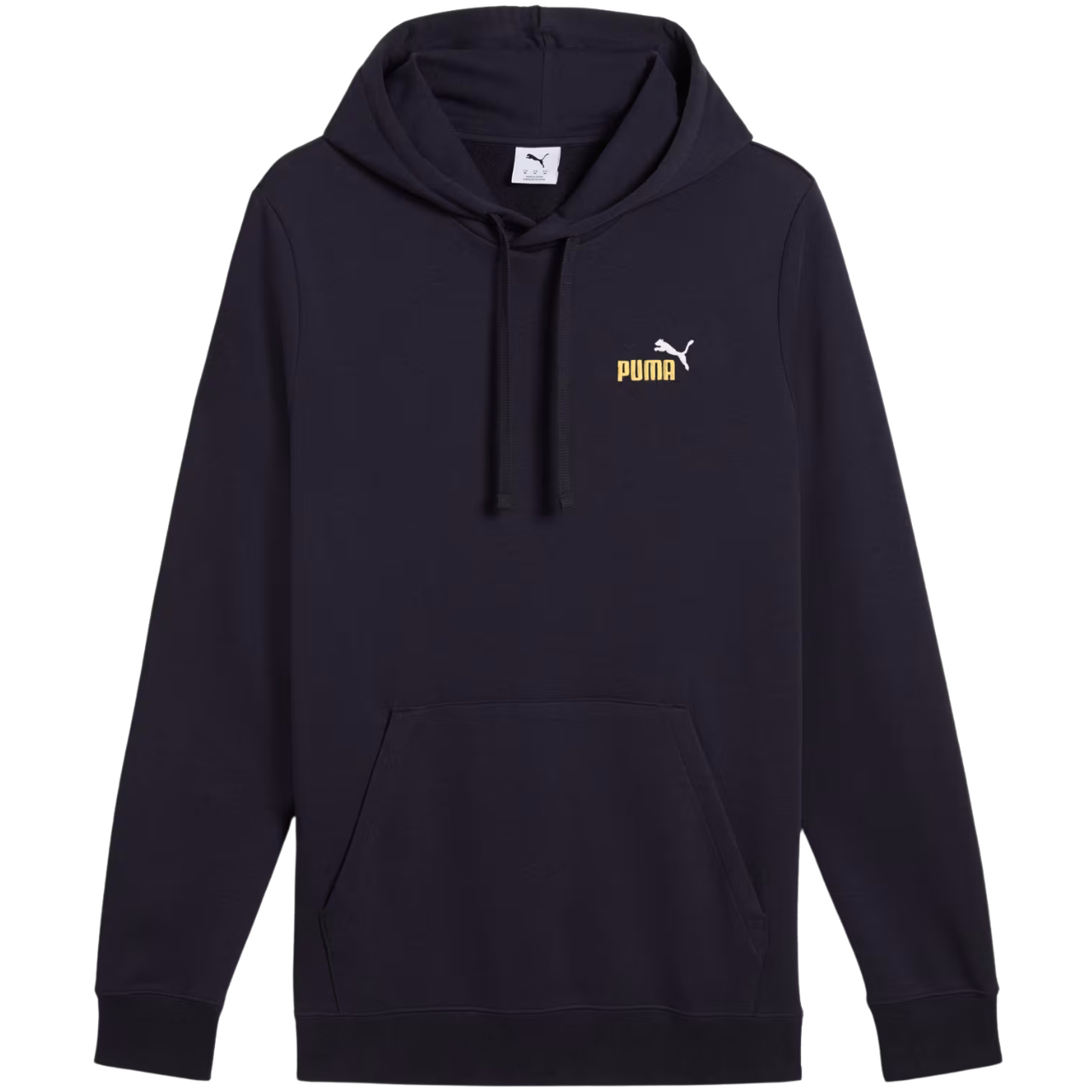 Bluza męska Puma Ess 2 Color Small No.1 Logo Hoodie TR granatowa