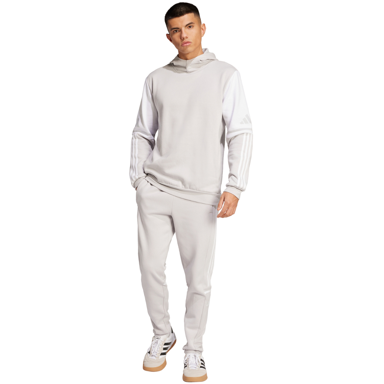 Spodnie męskie adidas Squadra 25 Sweat szare – ujęcie 4