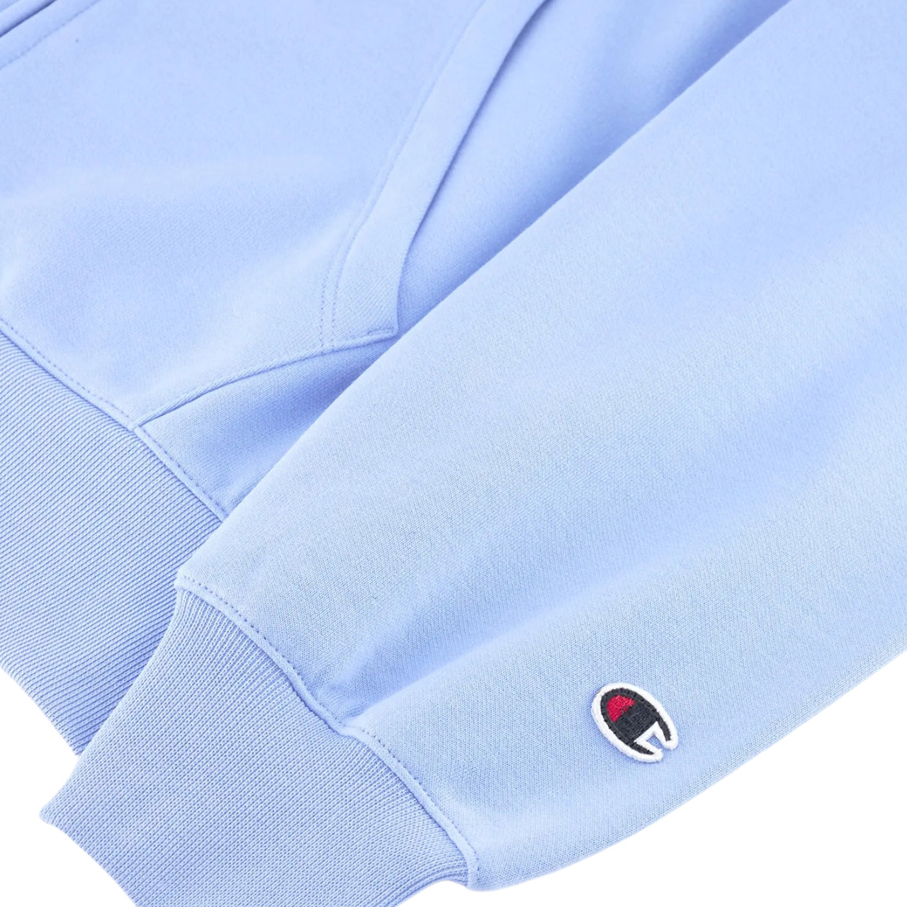 Bluza damska Champion Full Zip Hoodie Sweatshirt niebieska – ujęcie 3