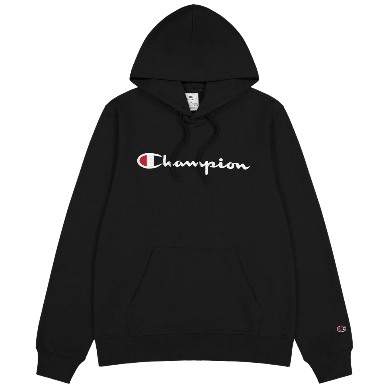 Bluza męska Champion Hooded Sweatshirt czarna – ujęcie 2
