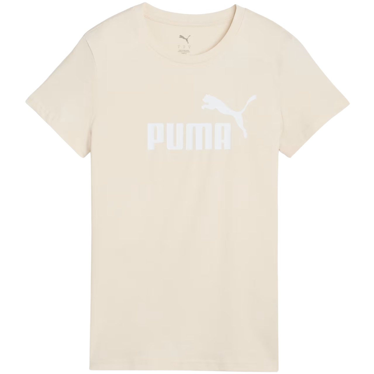 Koszulka damska Puma ESS No.1 Logo Tee beżowa