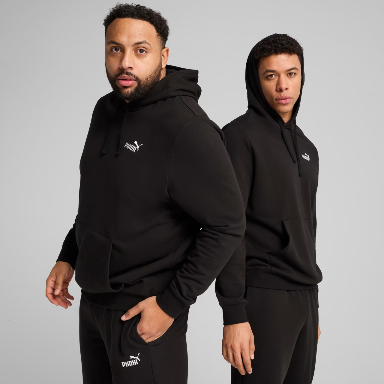 Bluza męska Puma ESS Small No.1 Logo Hoodie TR czarna – ujęcie 3