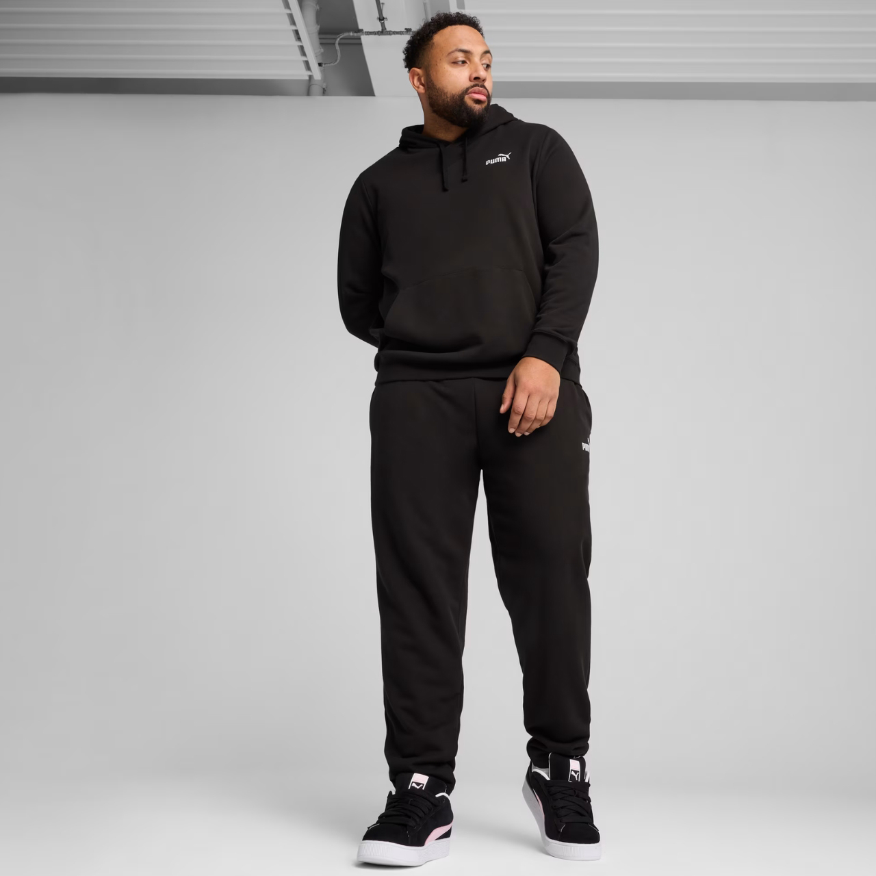 Bluza męska Puma ESS Small No.1 Logo Hoodie TR czarna – ujęcie 6