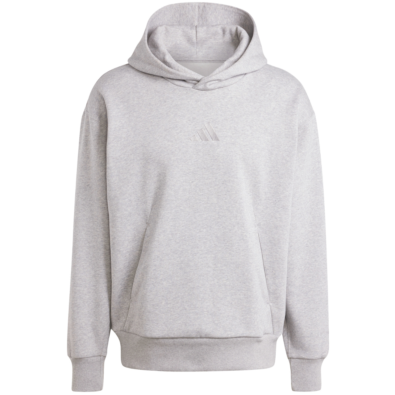 Bluza męska adidas All SZN Fleece szara – ujęcie 2