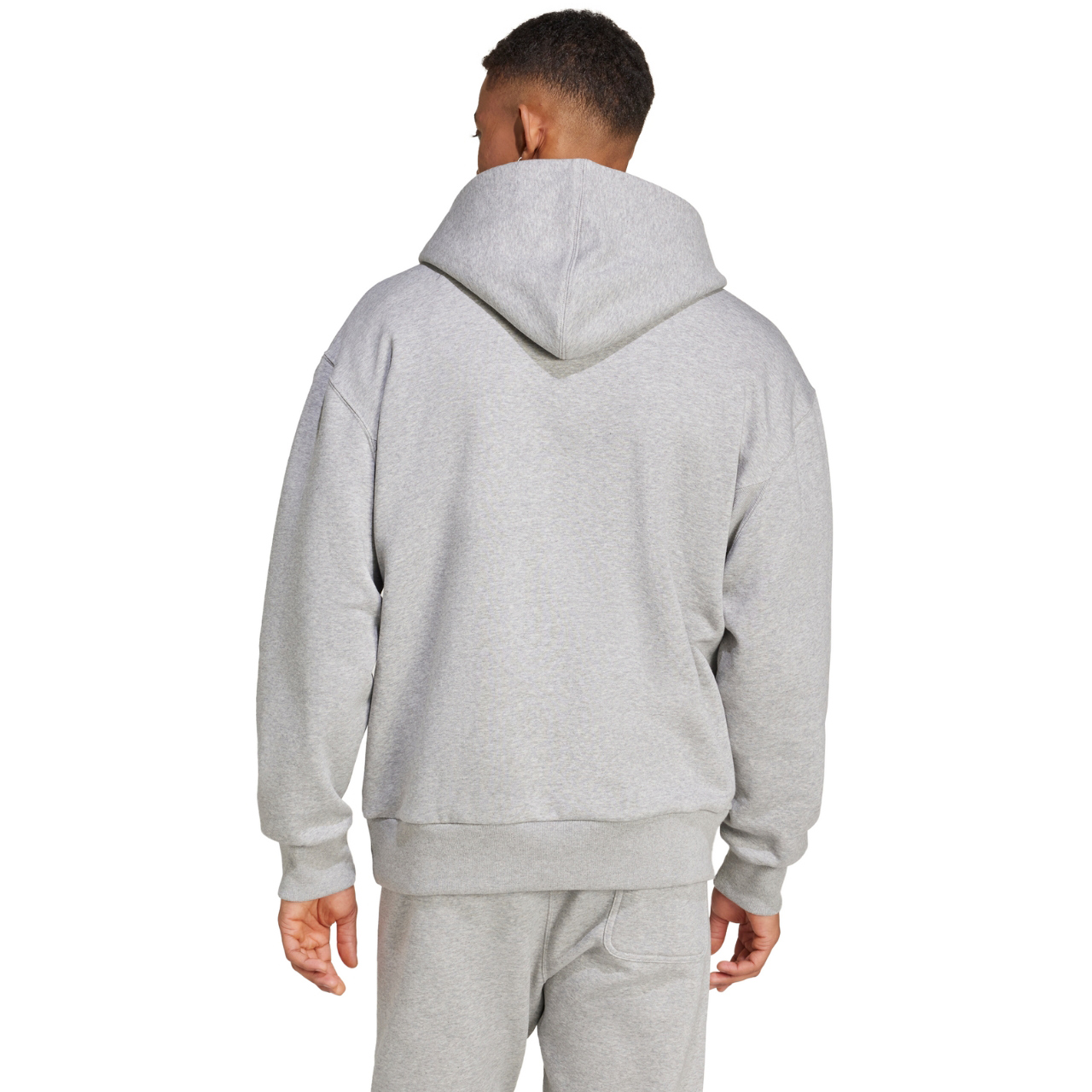 Bluza męska adidas All SZN Fleece szara – ujęcie 3