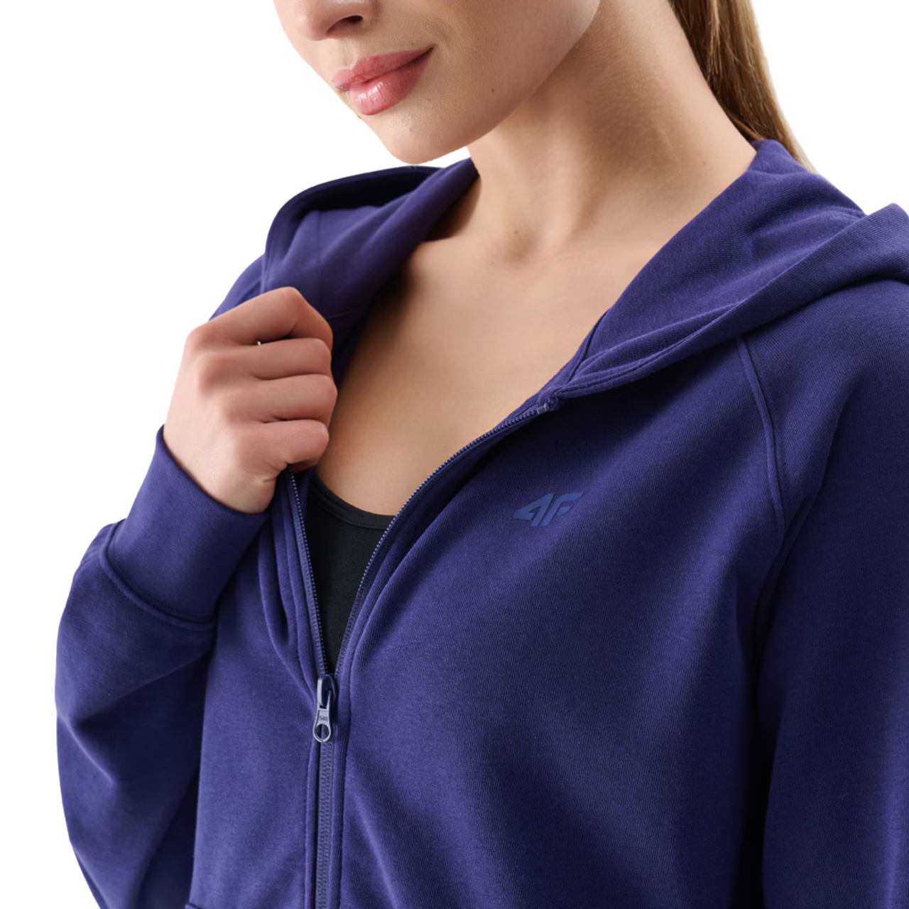 Bluza damska 4F F1763 granatowa 4FWMM00TSWSF1763 – ujęcie 4