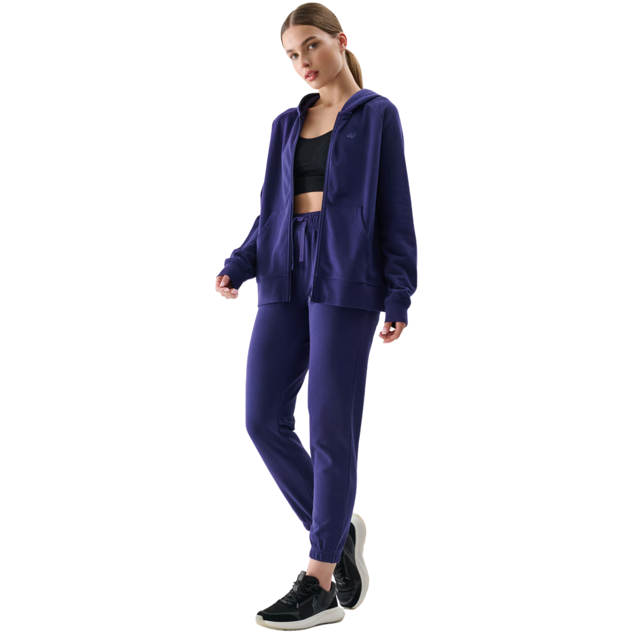 Bluza damska 4F F1763 granatowa 4FWMM00TSWSF1763 – ujęcie 6