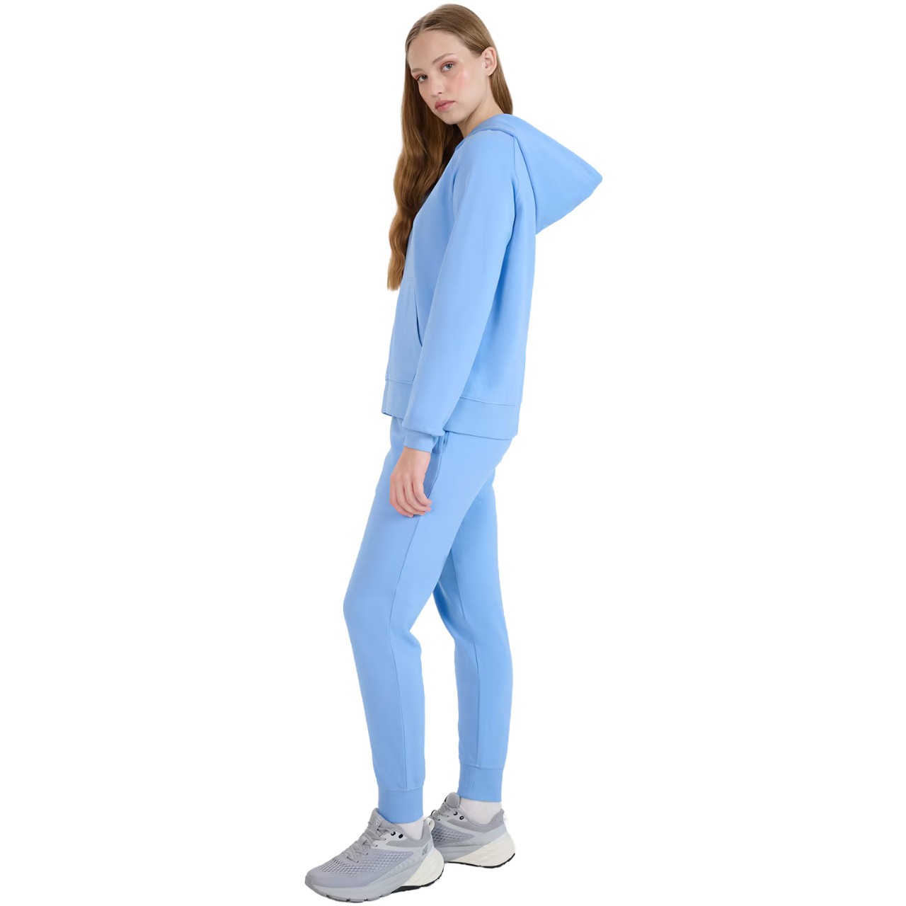 Bluza damska 4F F1763 niebieska 4FWMM00TSWSF1763 – ujęcie 3