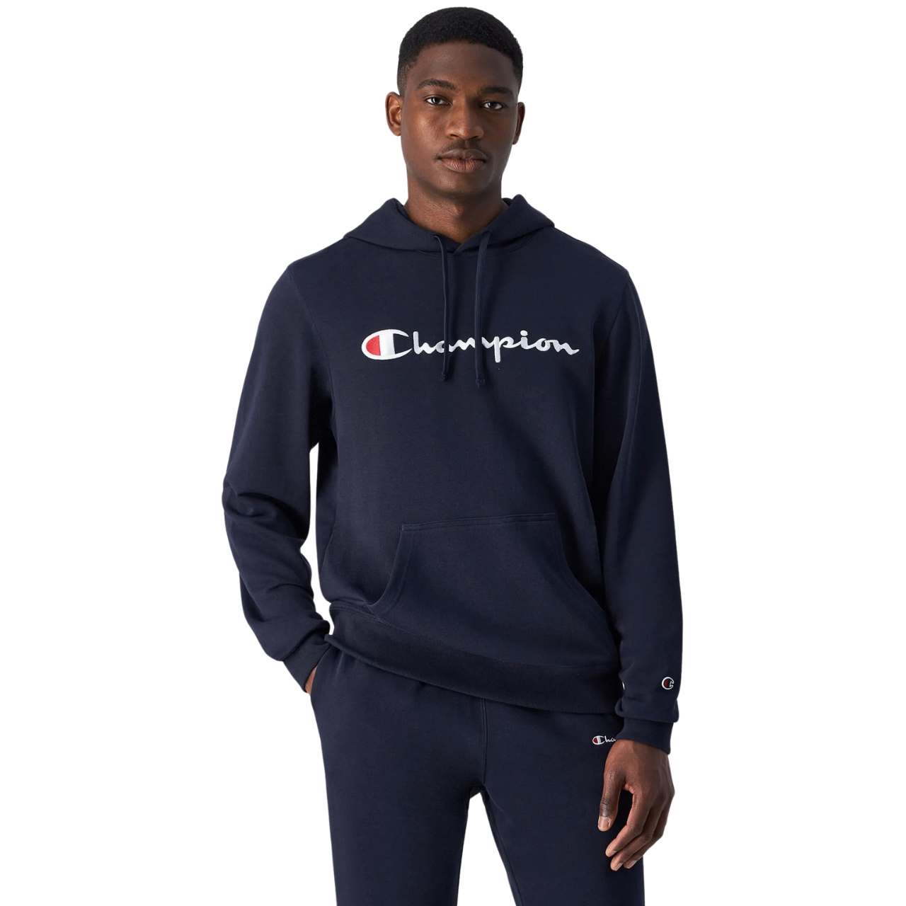Bluza męska Champion Hooded Sweatshirt granatowa
