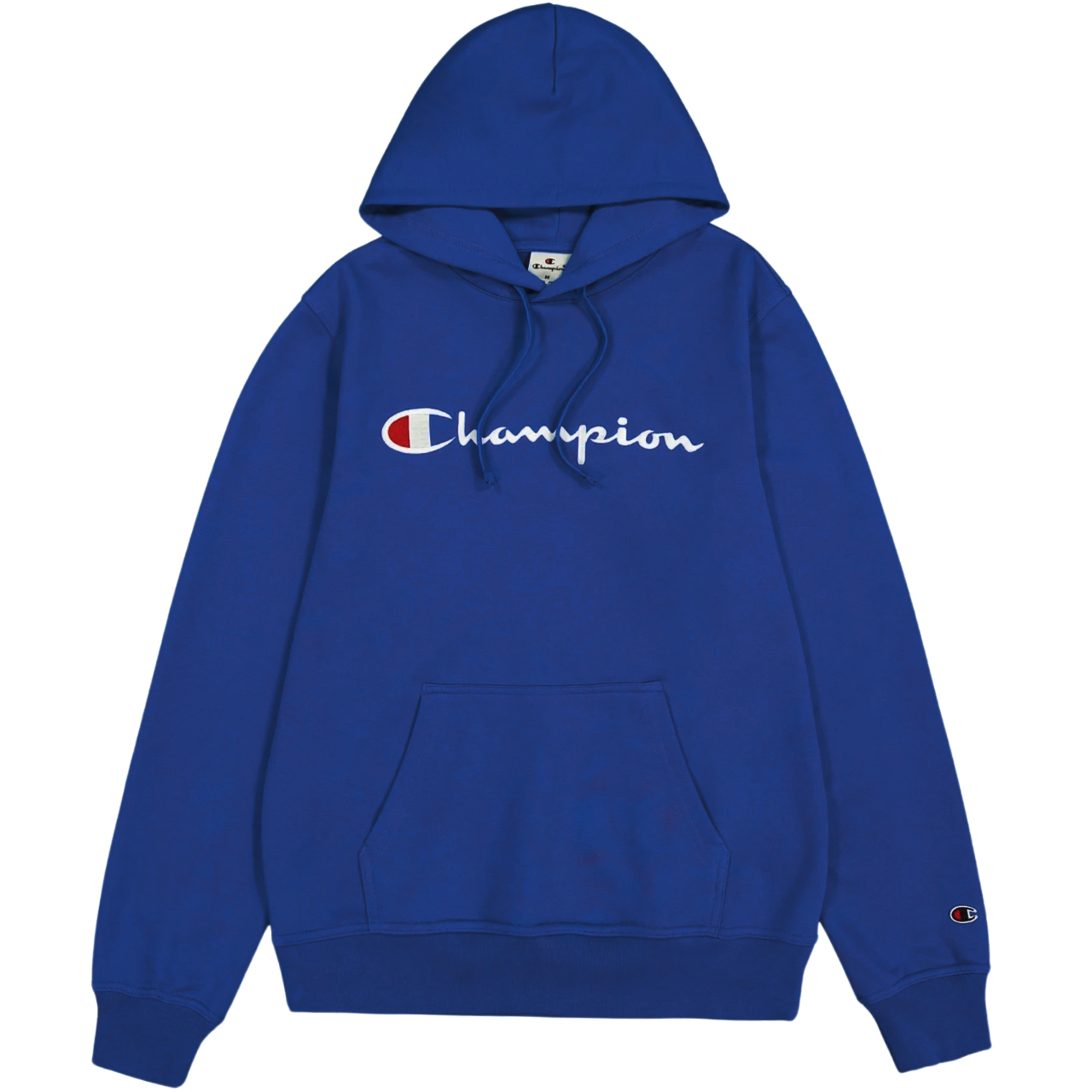Bluza męska Champion Hooded Sweatshirt niebieska – ujęcie 2