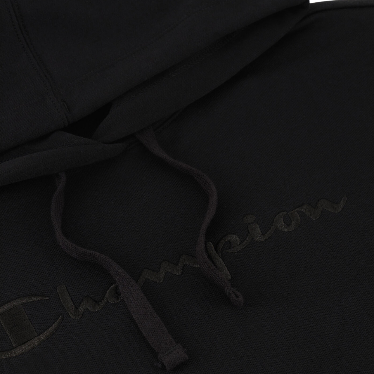 Bluza damska Champion Hooded Sweatshirt czarna – ujęcie 3