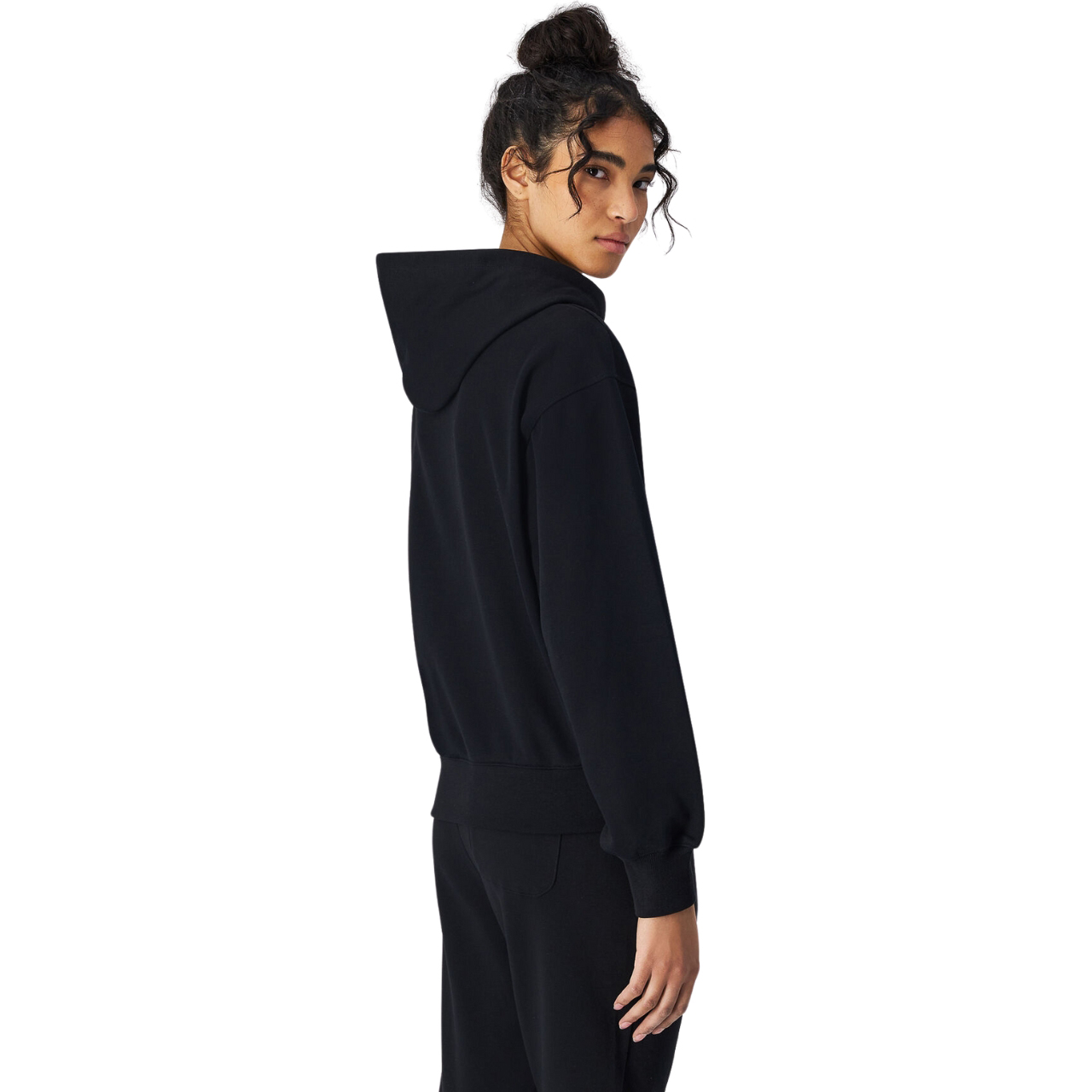 Bluza damska Champion Hooded Sweatshirt czarna – ujęcie 4