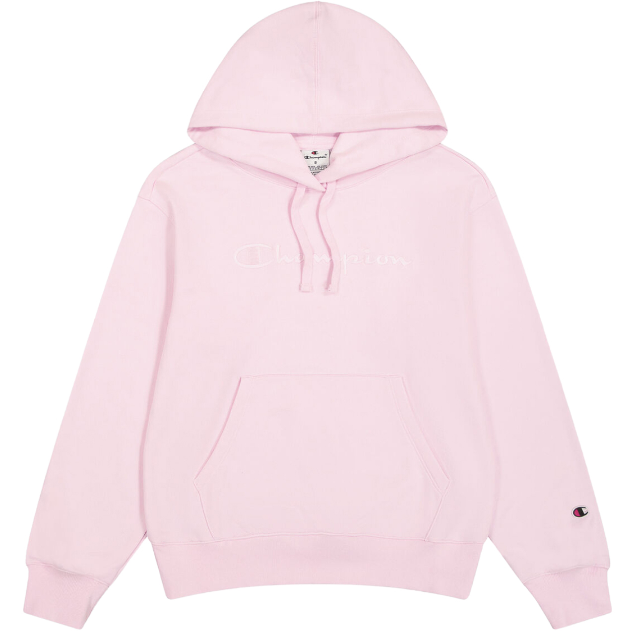 Bluza damska Champion Hooded Sweatshirt różowa – ujęcie 2