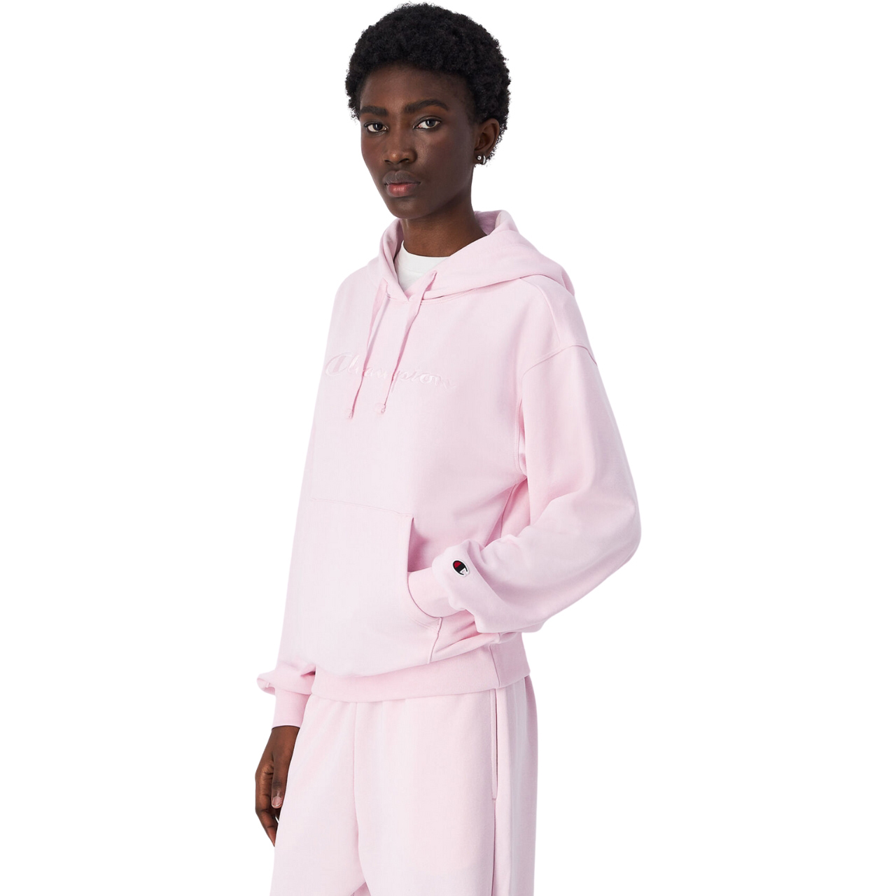 Bluza damska Champion Hooded Sweatshirt różowa