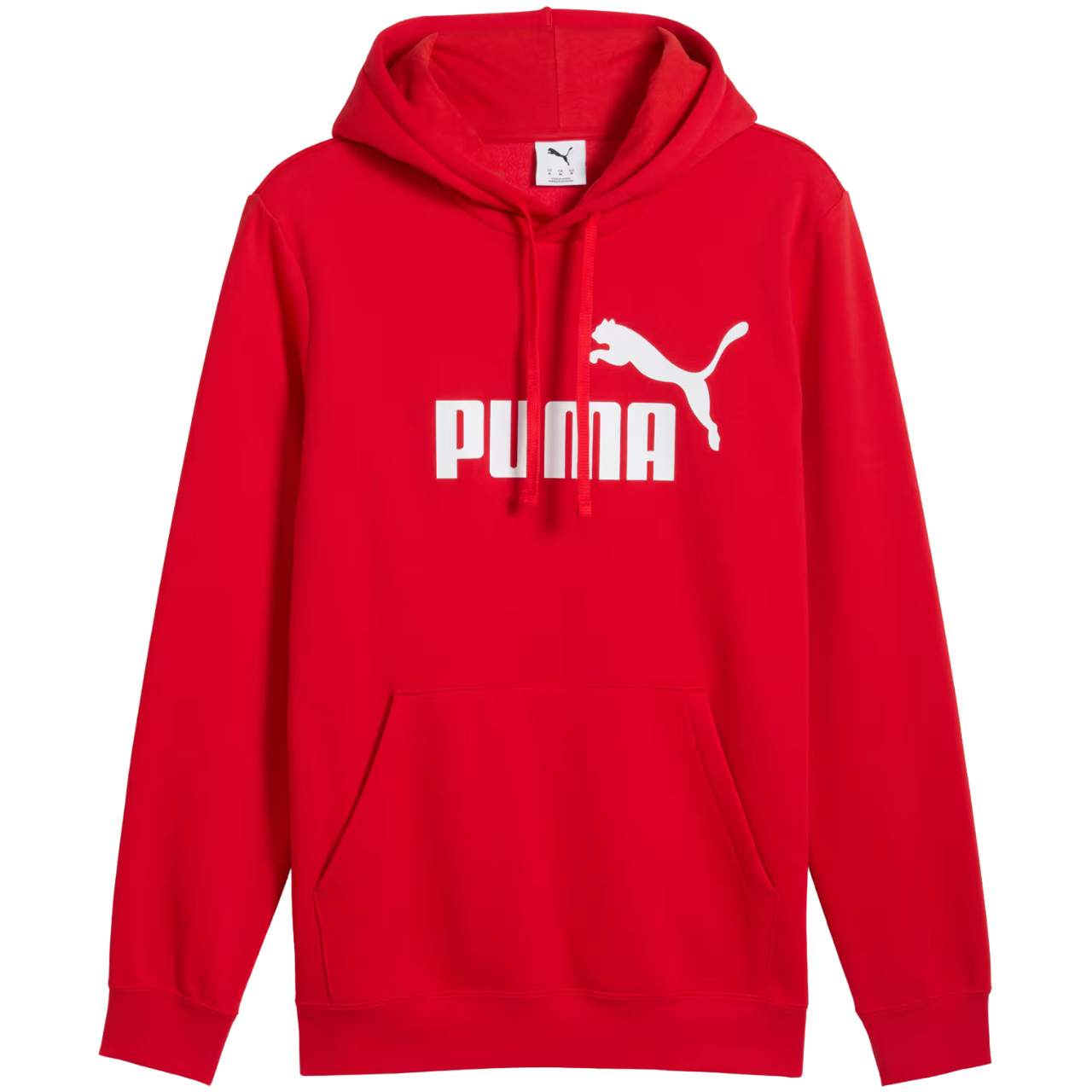 Bluza męska Puma ESS No.1 Logo Hoodie FL czerwona