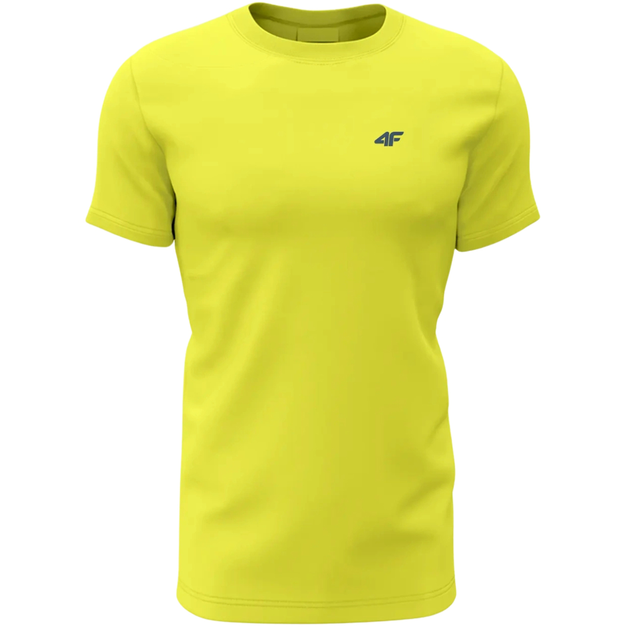 Koszulka męska 4F M1896 3pak zielona, żółta, niebieska – ujęcie 2